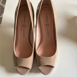 Chinese Laundry Women's Peep Toe Heels - Beige